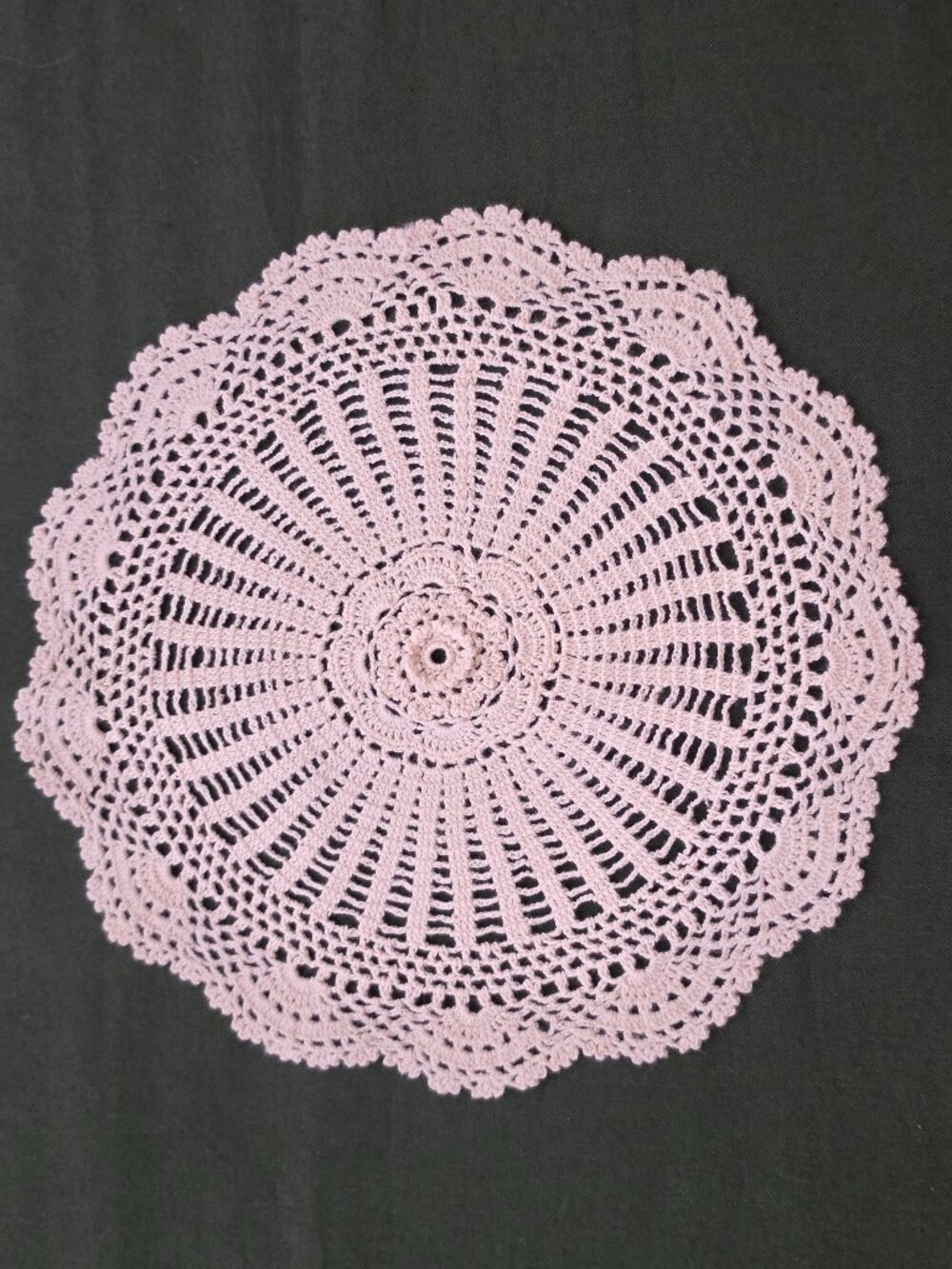Handmade Round Hand Made Crocheted Doily